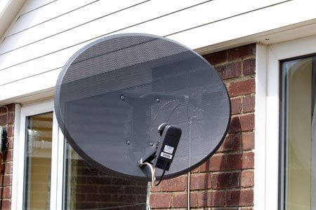 rental unit satellite dish