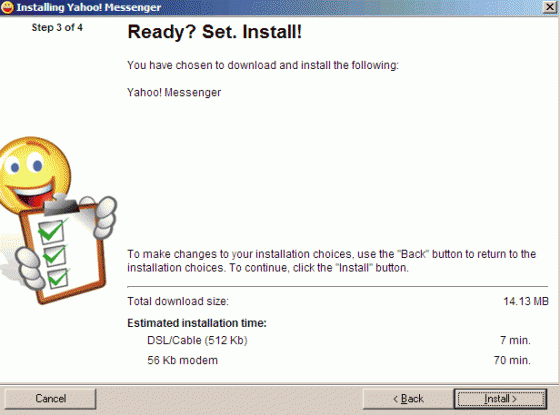yahoo installer 31 560x415 How to Install Yahoo Messenger