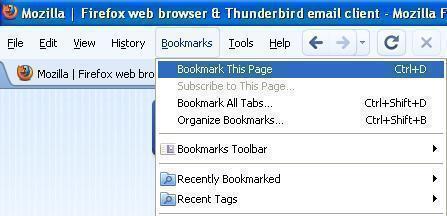 how to bookmark Firefox0 How to Bookmark