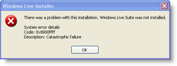 Image result for Windows error code 0x8000ffff