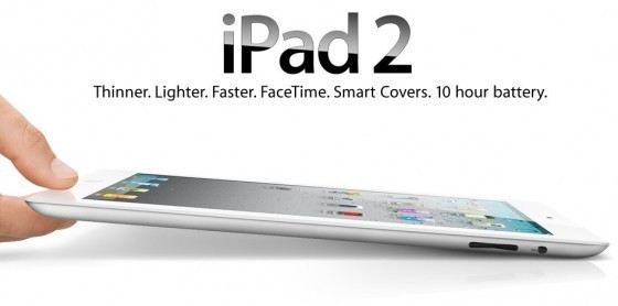 ipad-2 ipad 2 560x278 10 Impressive Features of the Apple iPad 2