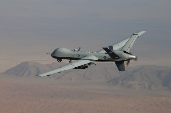 MQ 9 Reaper Armed 560x371 The Counter Terrorism All Star – U.S. Drones