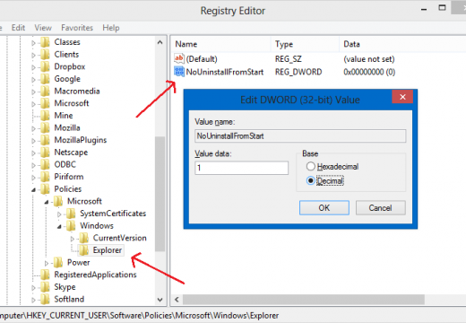 Remove Reference Registry Windows Vista
