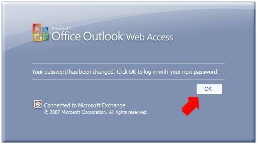 microsoft office outlook 2010 change password