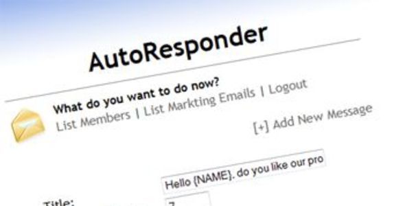 What is an Autoresponder? Autoresponder What is an Autoresponder?