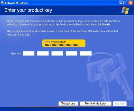 Windows Vista Activation