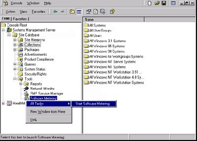 Configuring the Software Metering SMS Feature configuring software metering sms feature Configuring the Software Metering SMS Feature