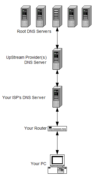 nslookup domain name server