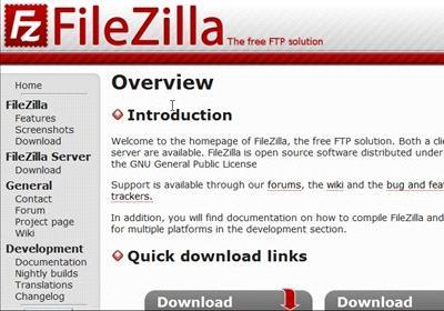 Free FTP Software filezilla Free FTP Software
