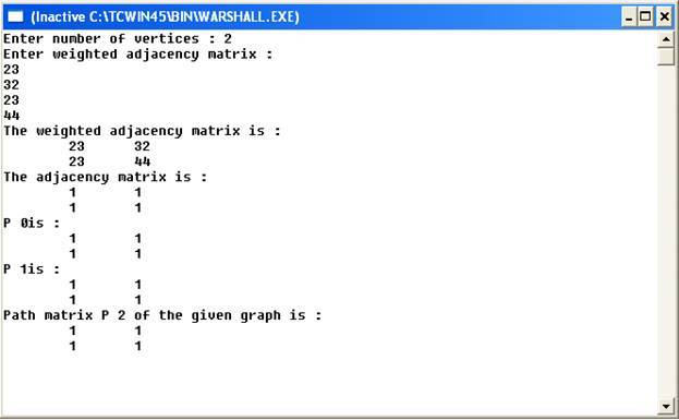 warshall algorithm clip image006 Warshalls Algorithm