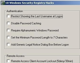 windows registry hacks Windows Registry Hacks