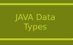 Java Data Types