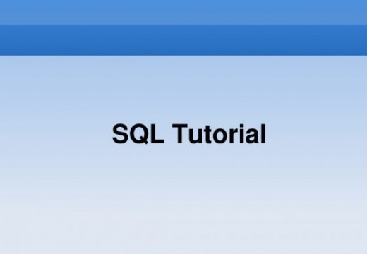 SQL Tutorials