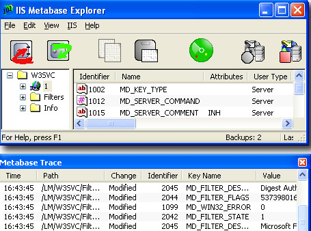 Managing the IIS Metabase