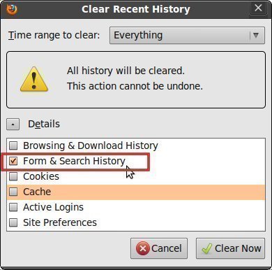 How to Delete Recent Searches