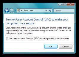 How to Turn off User Account Control
