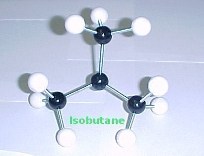 2 метилпропан молекула