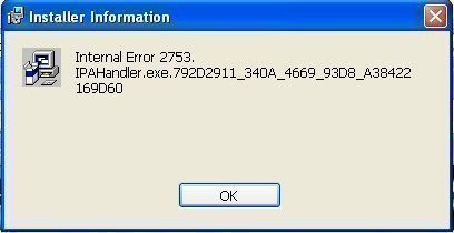 How to Fix Internal Error 2753