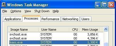 Lsass.exe System Error