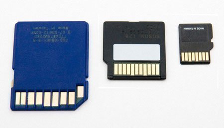 Difference Between SD & SDHC Memory Cards