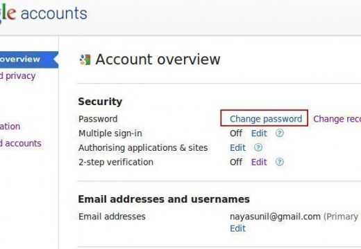 How to Change a Password on Google Plus