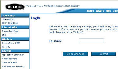 Default Passwords For Belkin Routers