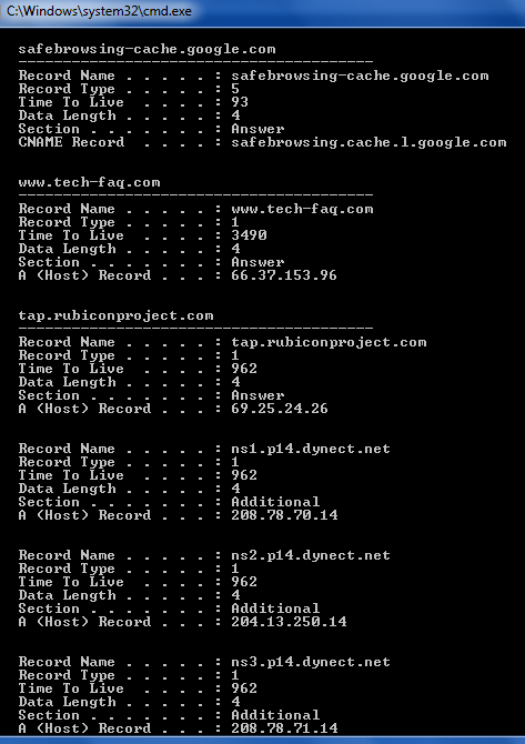 Reverse DNS Lookup - ®