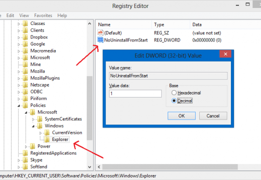 Registry Hacks for Windows 8