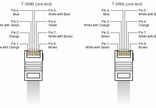 Ethernet Cable Pinout