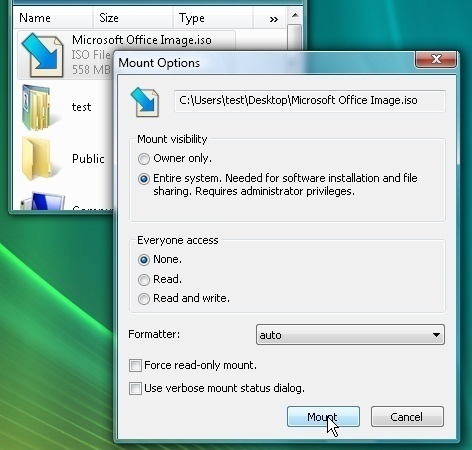 How to Mount an ISO