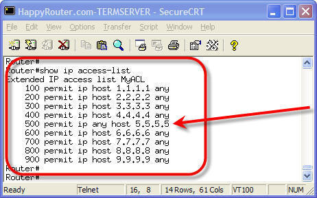 IP Access Lists