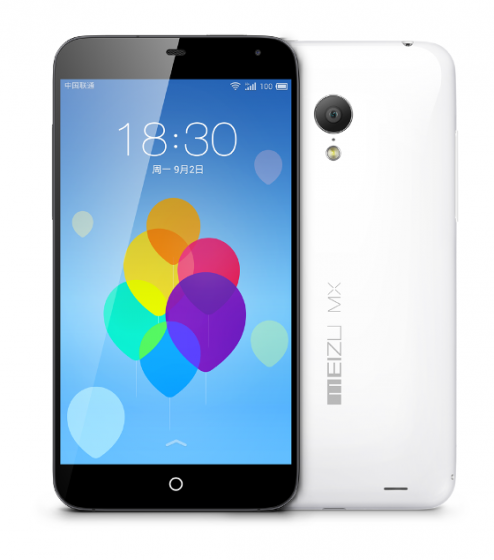 MEIZU MX3 Front and Back