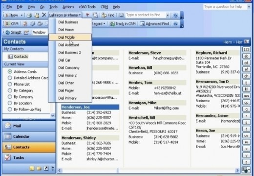 How to Use the Outlook Autodialer