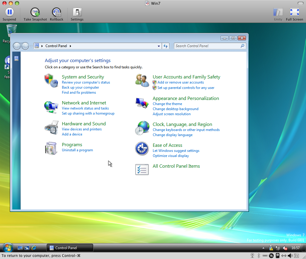 Windows 7: Control Panel