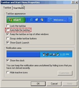 How to Auto-Hide the Taskbar with the Registry