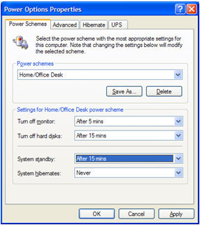 configuring power management