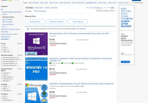 Do Cheap Windows 10 License Keys from eBay Work?