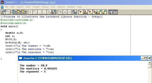 Standard Library Functions