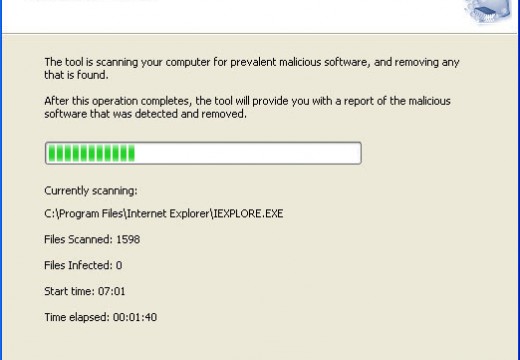 Microsoft Malicious Software Removal Tool