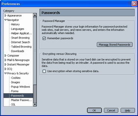 Netscape Navigator Stored Password Recovery