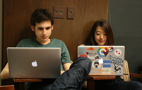 Students programming