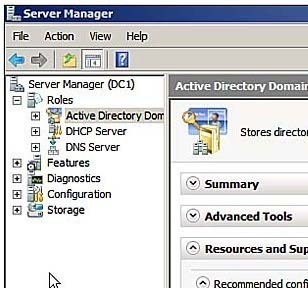 Publishing Resources in Active Directory