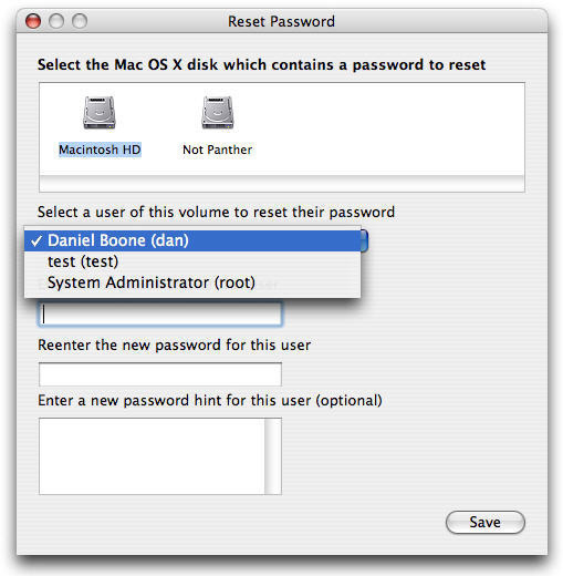 How to Reset a Mac OS X System Administrator (root) Password
