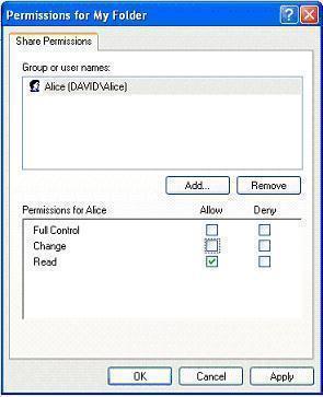 Shared Folder Permissions - 1