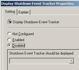 The Shutdown Event Tracker