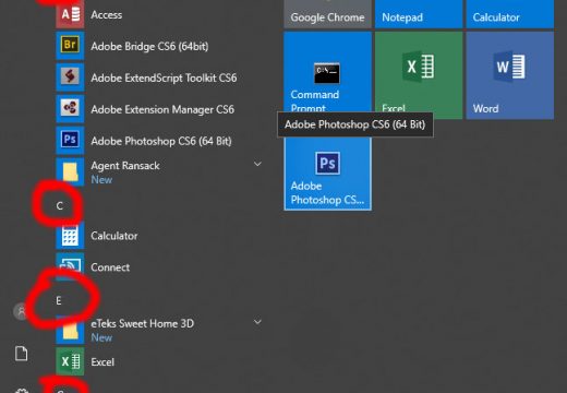 How to Remove Alphabet Letters in Windows 10 Start Menu?