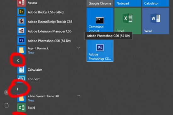 How to Remove Alphabet Letters in Windows 10 Start Menu?