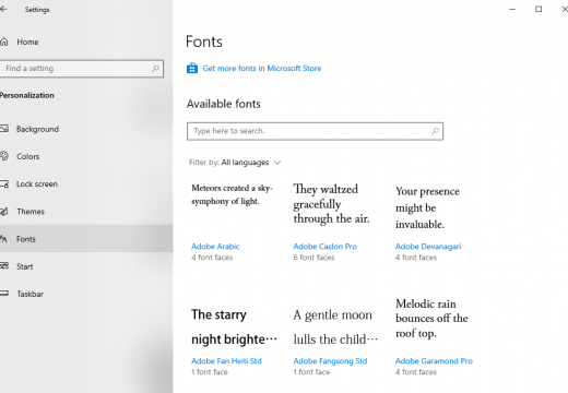 Windows 10: How to Install and Remove Fonts