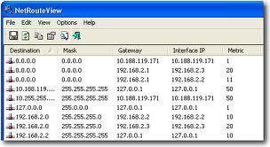 The Windows Routing Table