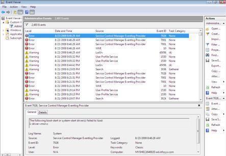 Windows Event Viewer